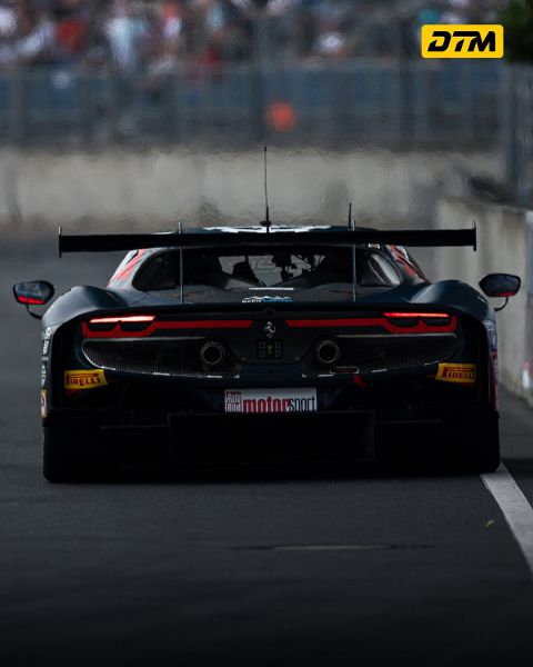 DTM Norisring 2025 Foto 3 Thierry Vermeulen op pole actie achterzijde