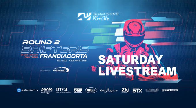 Livestream SuperHeats en Finals Champions of the Future 2025 Shifters Grand Finale op het Franciacorta Karting Circuit