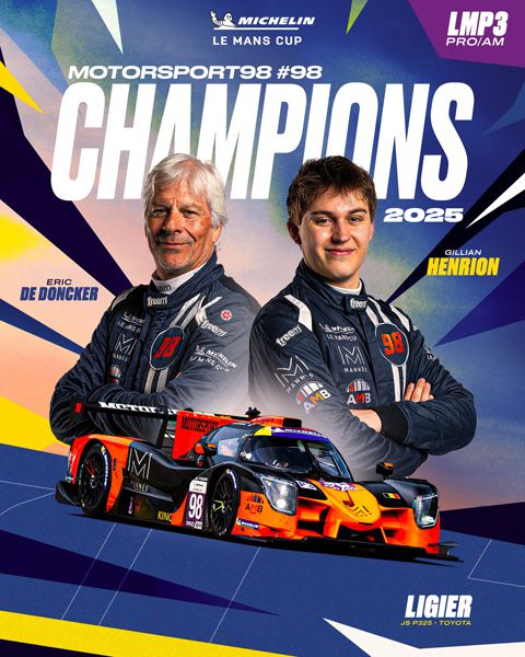 Zege en titel in de Michelin Le Mans Cup  voor Motorsport 98