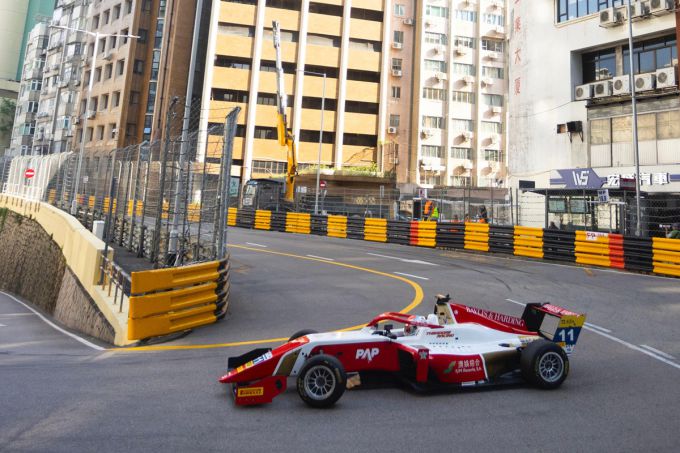 Veelbelovende dag eindigt in teleurstelling voor SJM Theodore PREMA Racing in Macau