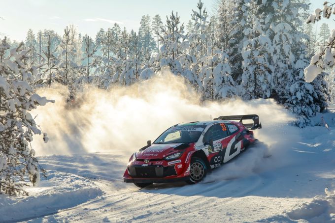 Winnaars van de Rally Sweden 2026: Elfyn Evans en Scott Martin in de Toyota GR YARIS Rally1 foto tgr-news toyota gazoo racing wrc