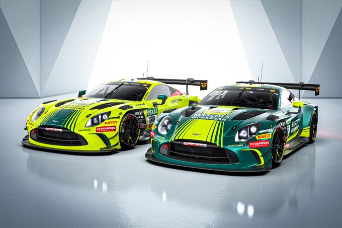Het Comtoyou Racing-team zal in het komende seizoen twee Aston Martin Vantage GT3-auto’s inzetten