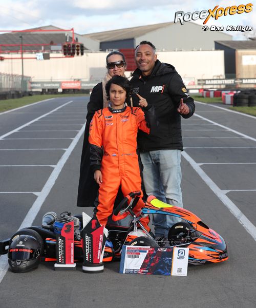 Karttalent Bruce Chirino blijft maar titels winnen: nu ook winterkampioen