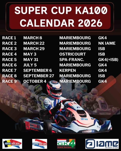 Super Cup IAME KA100 SENIOR 140–155