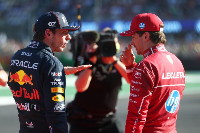 Max Verstappen Charles Leclerc